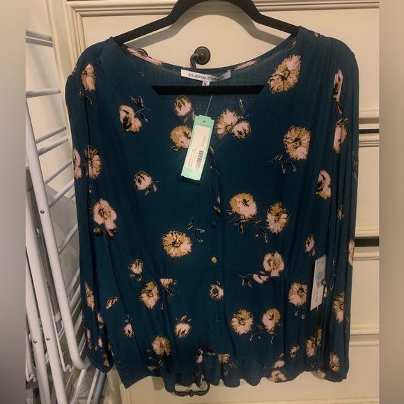 Collective Concepts Yorkshire Peplum Top, size XL - Picture 4 of 4